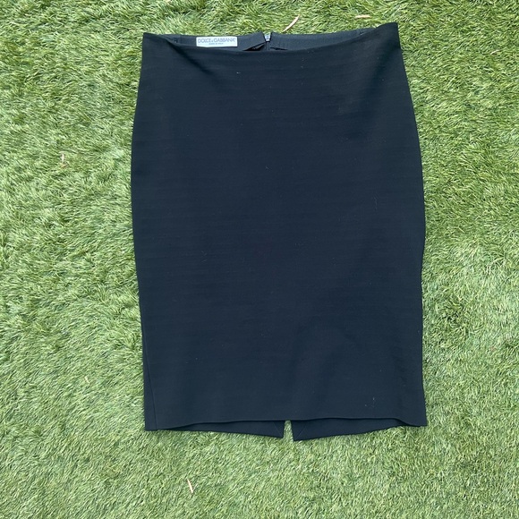 Dolce & Gabbana Black Pencil Skirt - Picture 1 of 3